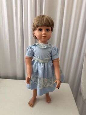 My twinn doll. Very cute blond hair with blue eyes 23”